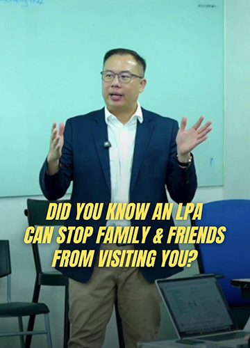 Did You Know an LPA Can Stop Family & Friends from Visiting You?