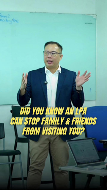 Did You Know an LPA Can Stop Family & Friends from Visiting You?